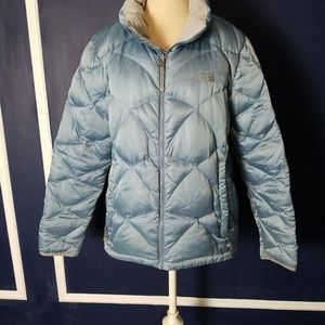 North Face Women's Down Alis Jacket Puffer Blue Si